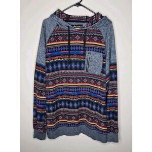 ESC Empyre Surplus Co. 1999 Size XL Hoodie Aztec Southwest Pullover